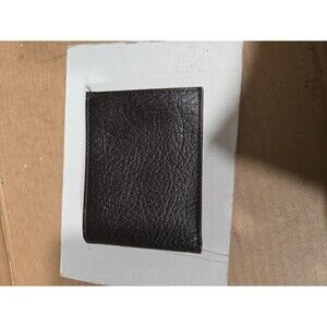 VTG John Weitz Black Leather Men Billfold Bifold Wallet